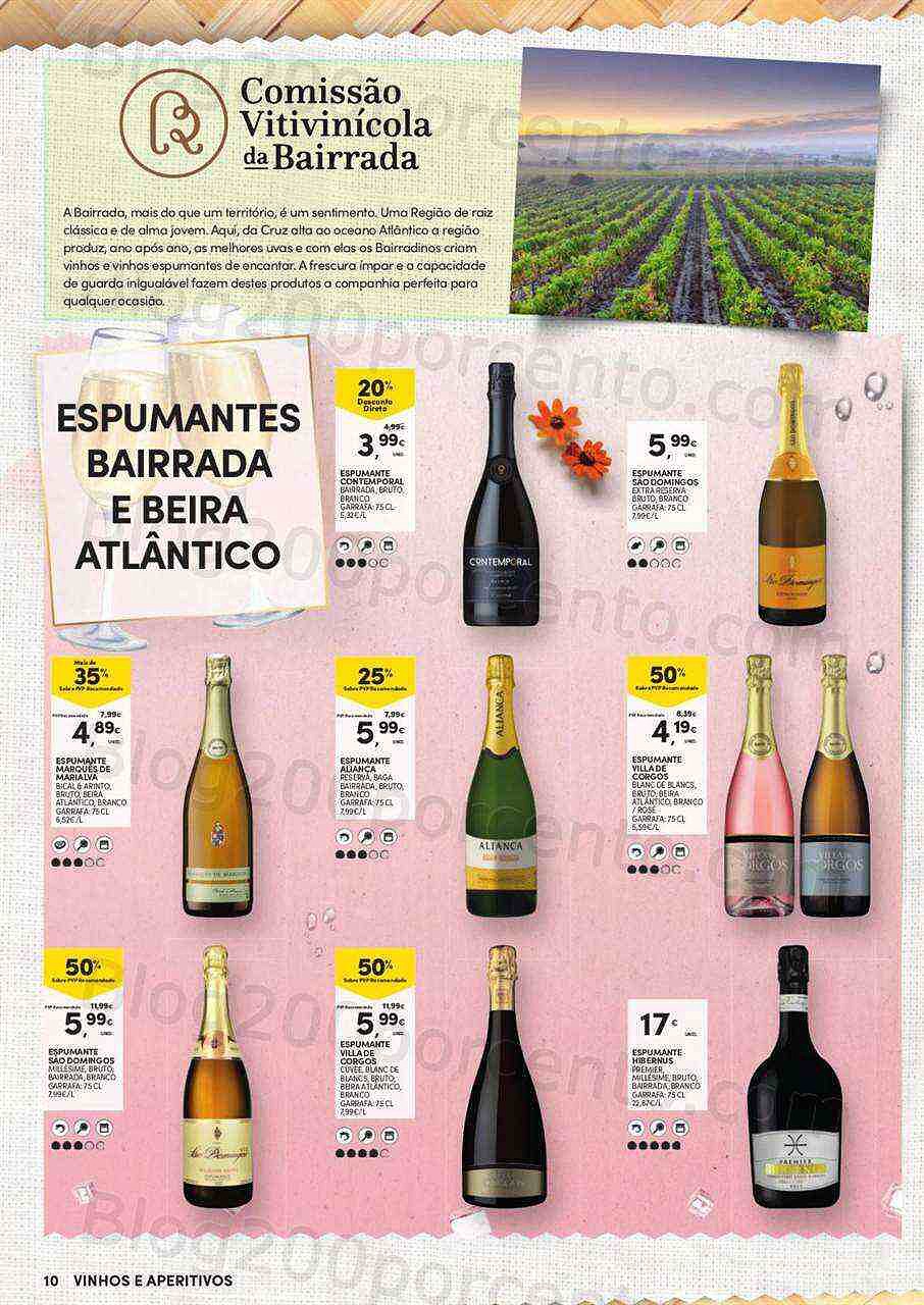 Antevisão Folheto CONTINENTE Aperitivos e Vinhos Promoções de 12 a 24 julho