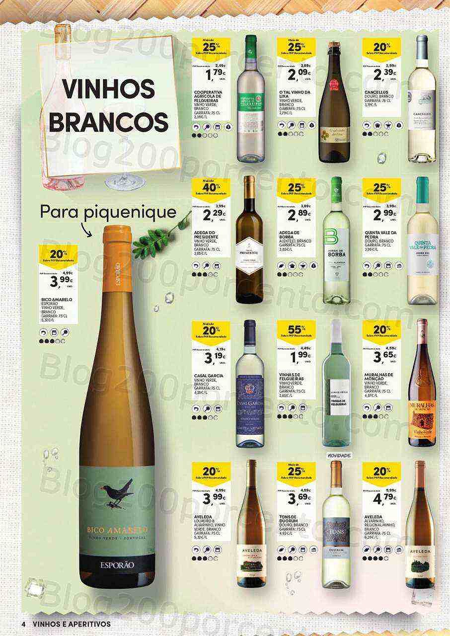 Antevisão Folheto CONTINENTE Aperitivos e Vinhos Promoções de 12 a 24 julho