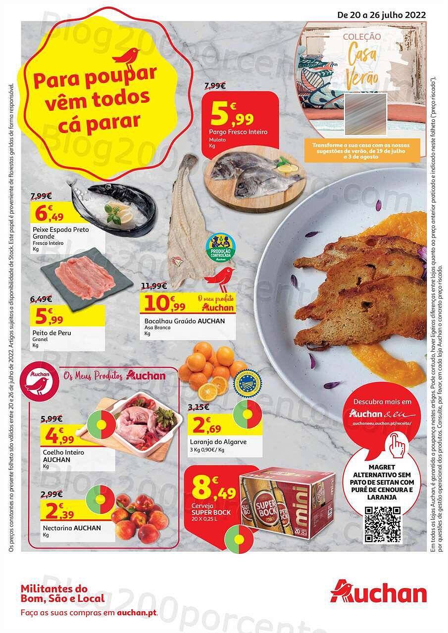 Antevisão Folheto AUCHAN Promoções de 20 a 26 julho