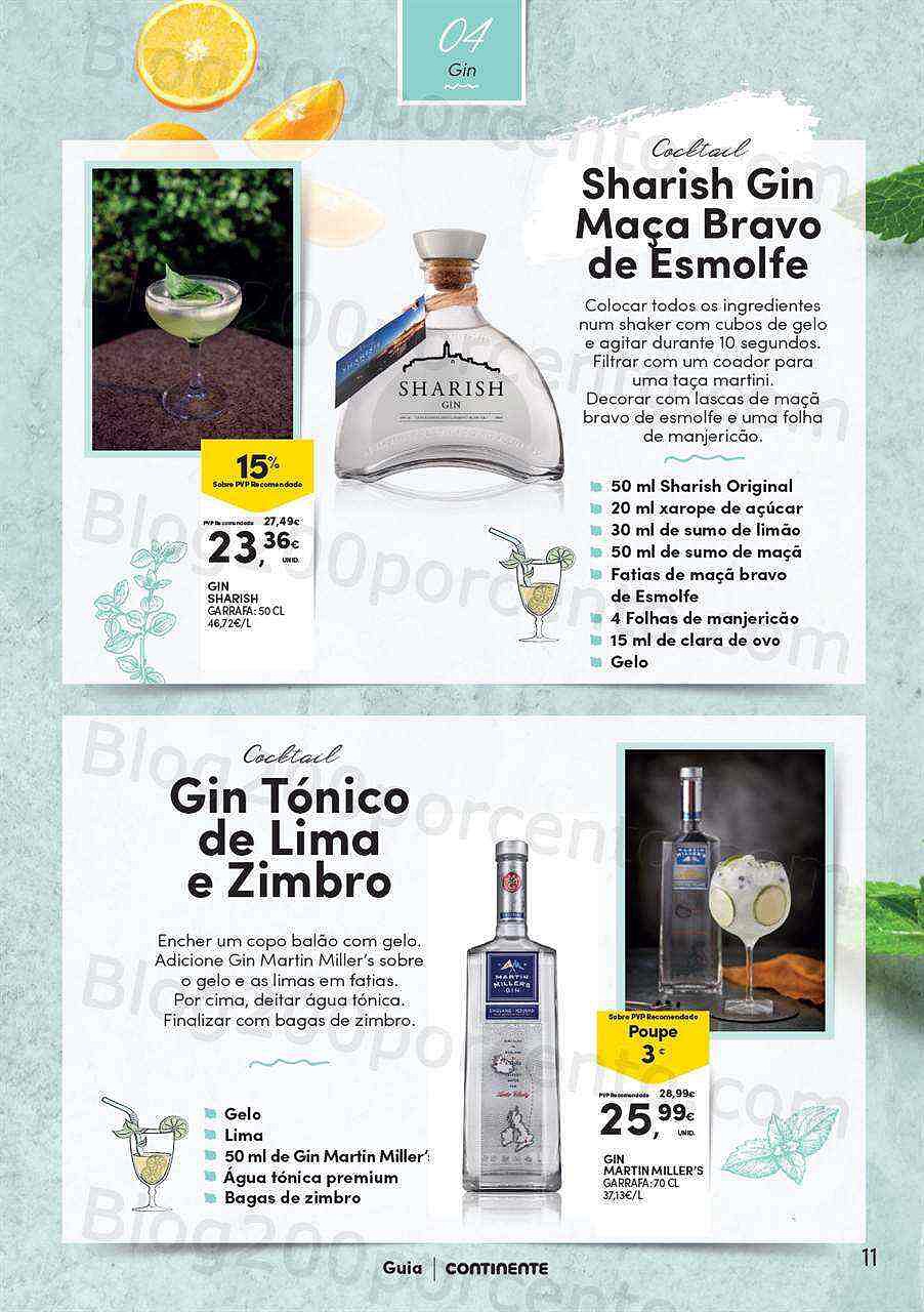 Antevisão Folheto CONTINENTE Extra Bebidas Cocktails 2022