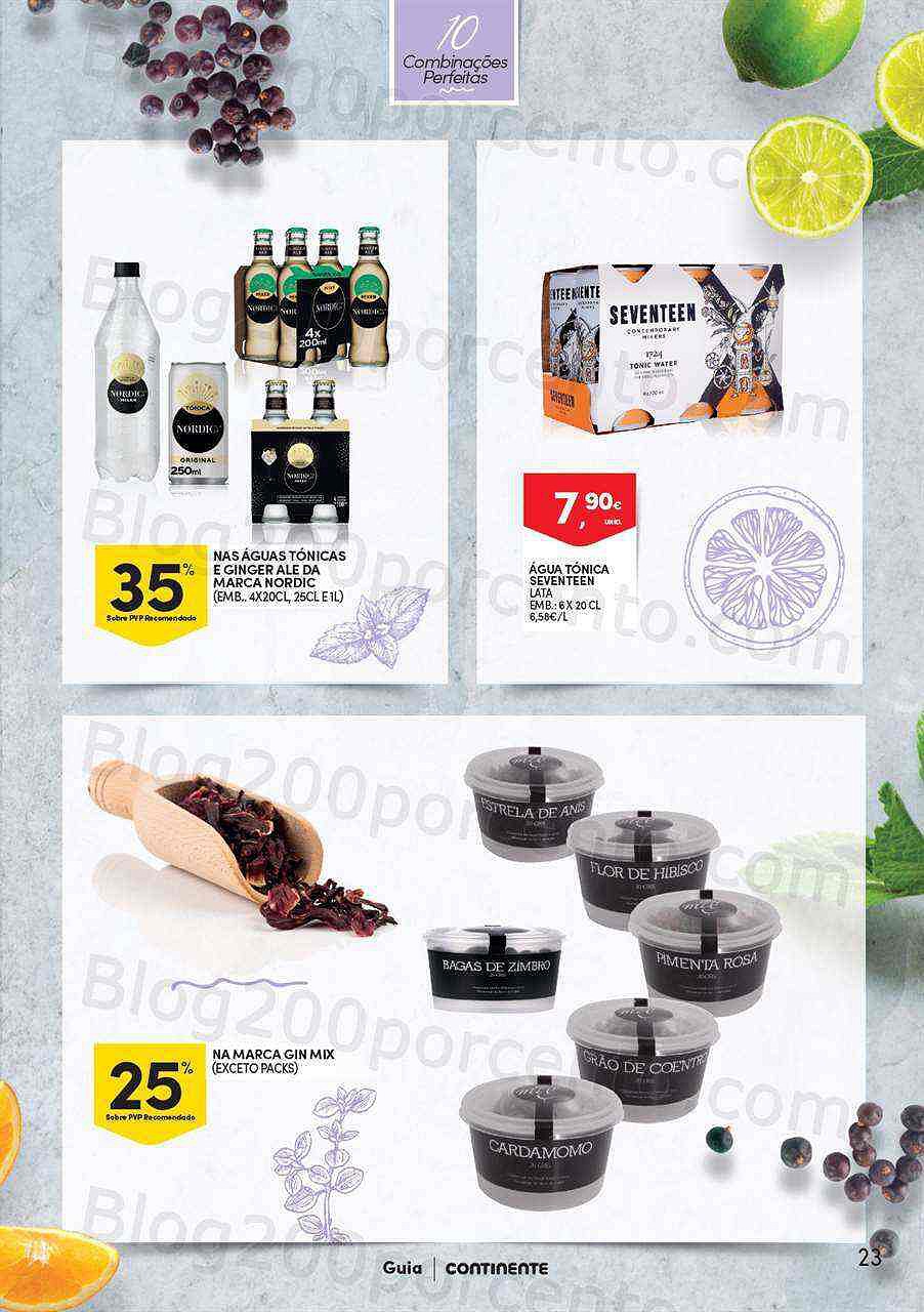Antevisão Folheto CONTINENTE Extra Bebidas Cocktails 2022