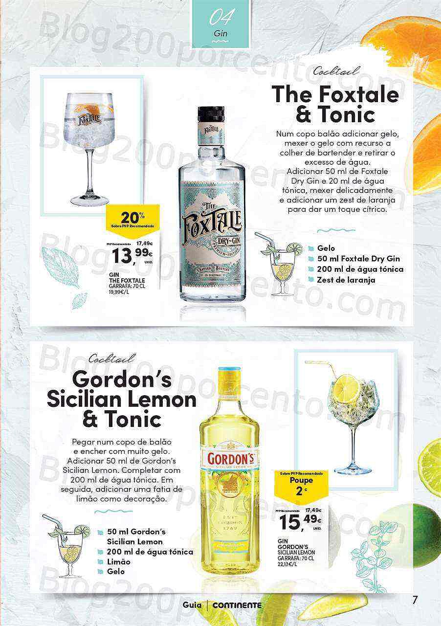 Antevisão Folheto CONTINENTE Extra Bebidas Cocktails 2022