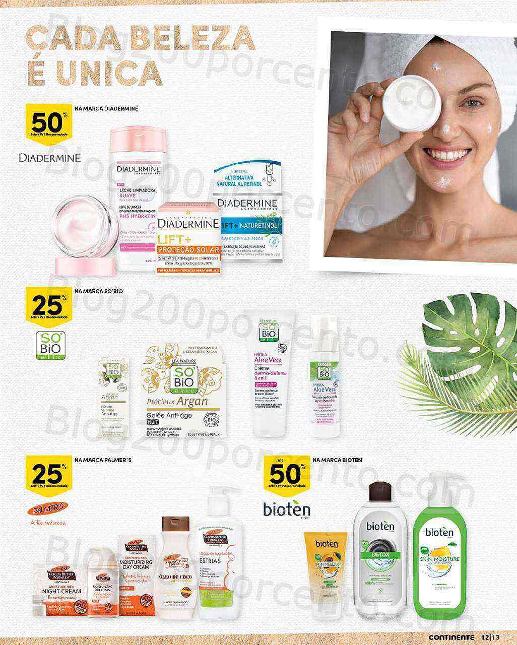 Antevisão Folheto CONTINENTE Beleza Verão Promoções de 19 a 31 julho