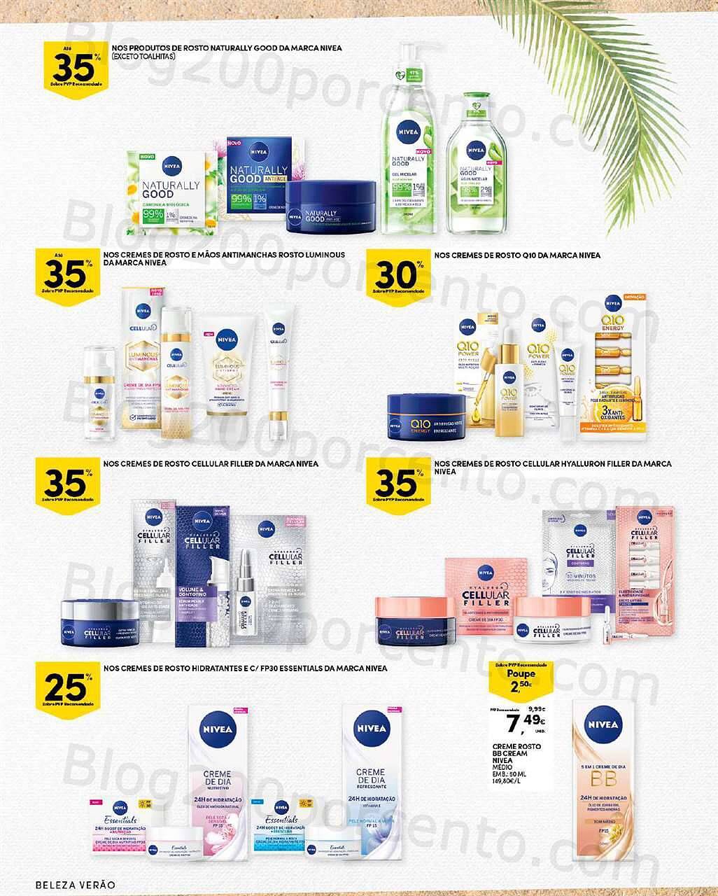 Antevisão Folheto CONTINENTE Beleza Verão Promoções de 19 a 31 julho