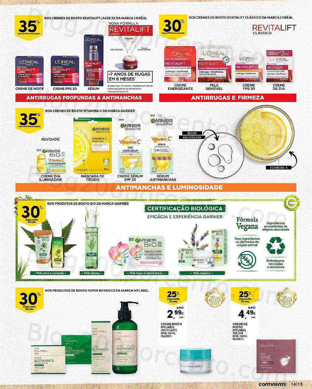 Antevisão Folheto CONTINENTE Beleza Verão Promoções de 19 a 31 julho