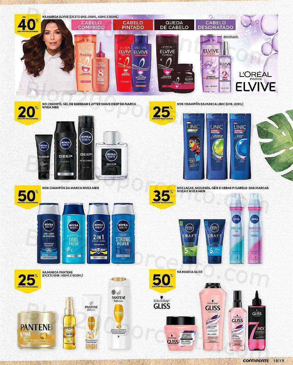 Antevisão Folheto CONTINENTE Beleza Verão Promoções de 19 a 31 julho