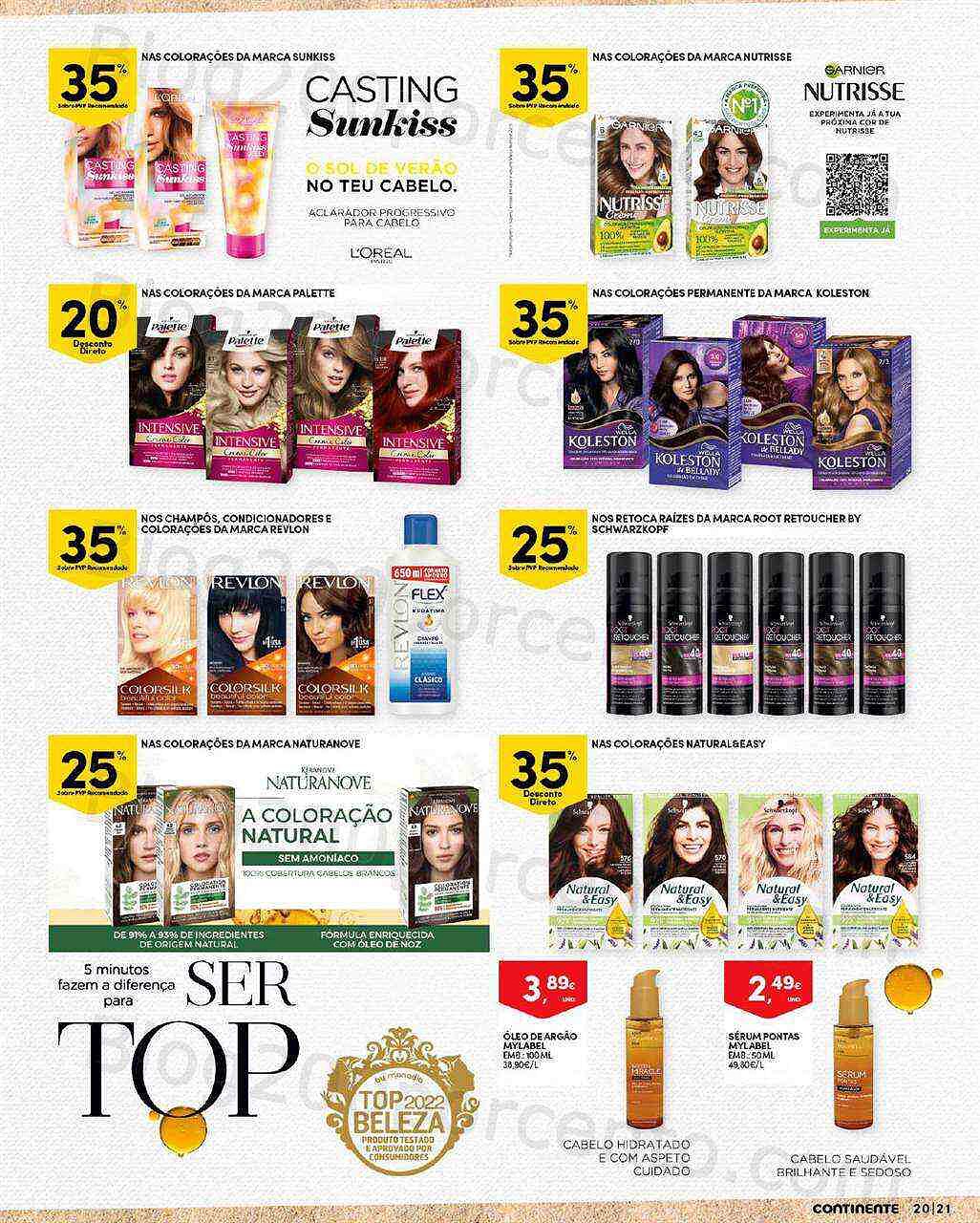 Antevisão Folheto CONTINENTE Beleza Verão Promoções de 19 a 31 julho