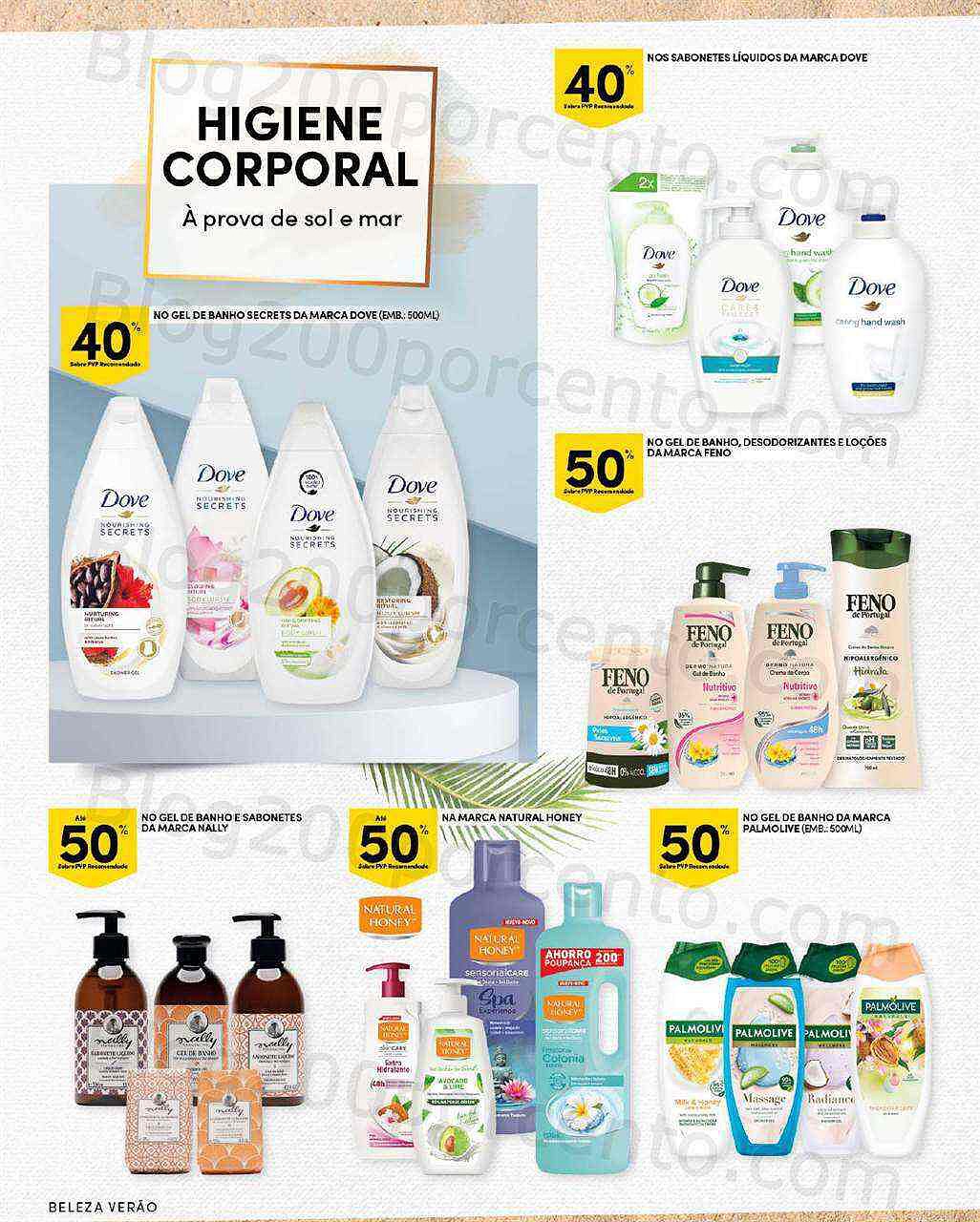 Antevisão Folheto CONTINENTE Beleza Verão Promoções de 19 a 31 julho