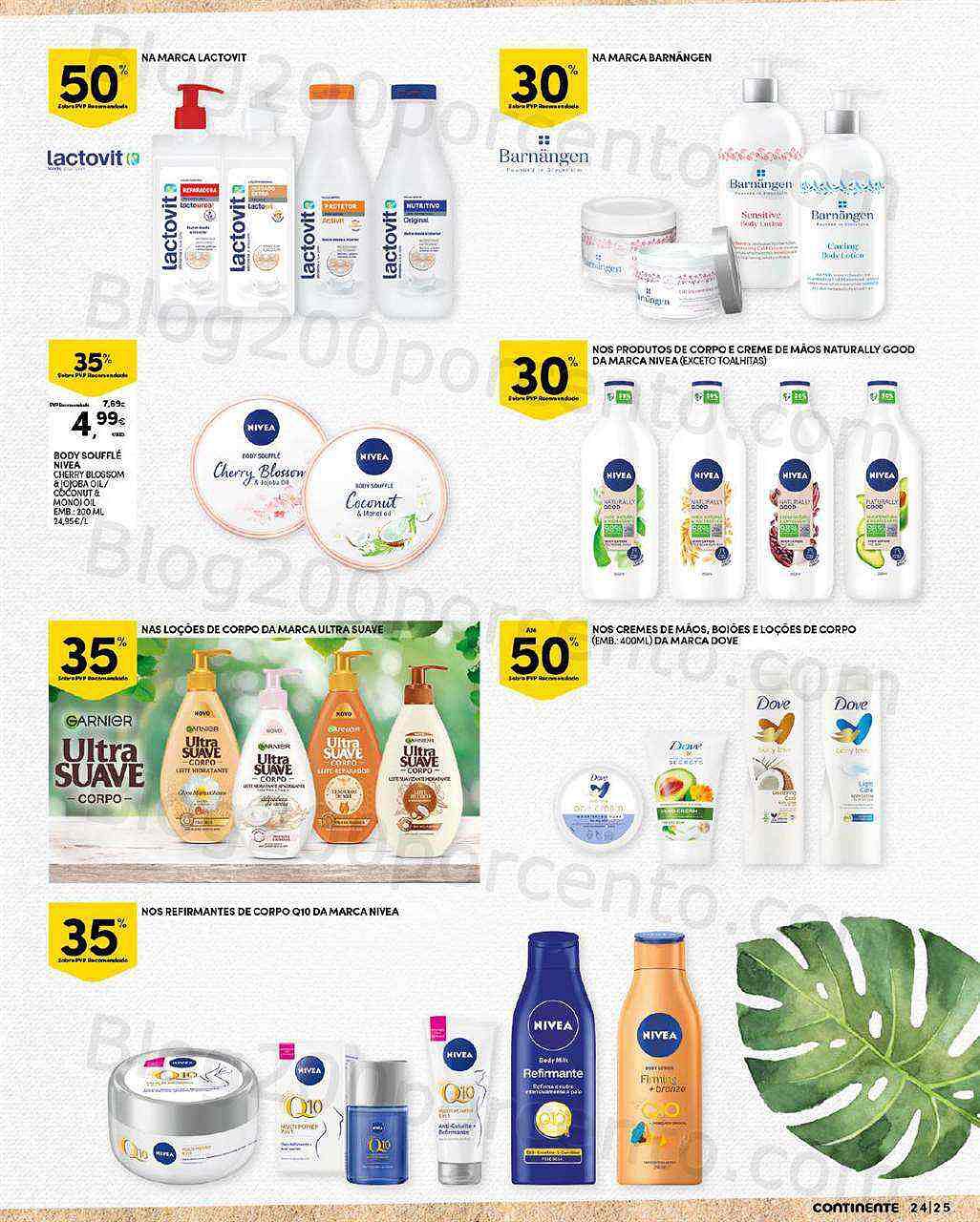 Antevisão Folheto CONTINENTE Beleza Verão Promoções de 19 a 31 julho