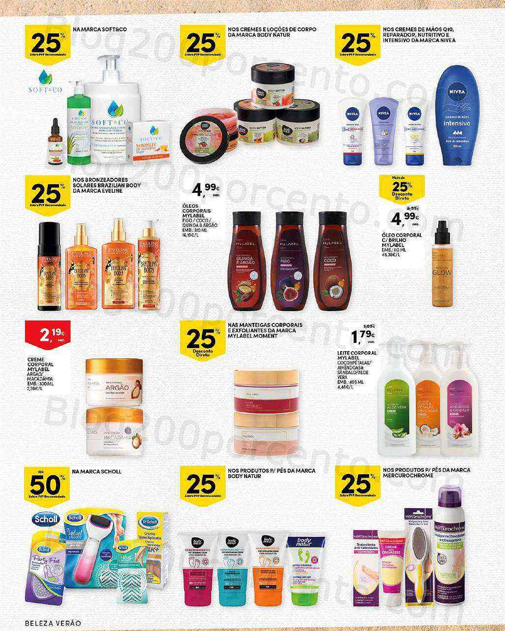 Antevisão Folheto CONTINENTE Beleza Verão Promoções de 19 a 31 julho