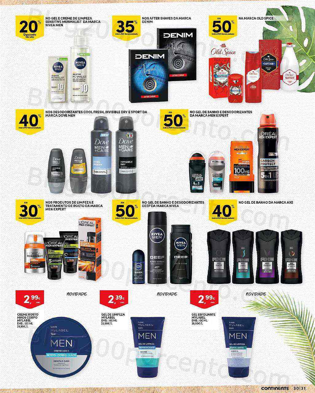 Antevisão Folheto CONTINENTE Beleza Verão Promoções de 19 a 31 julho