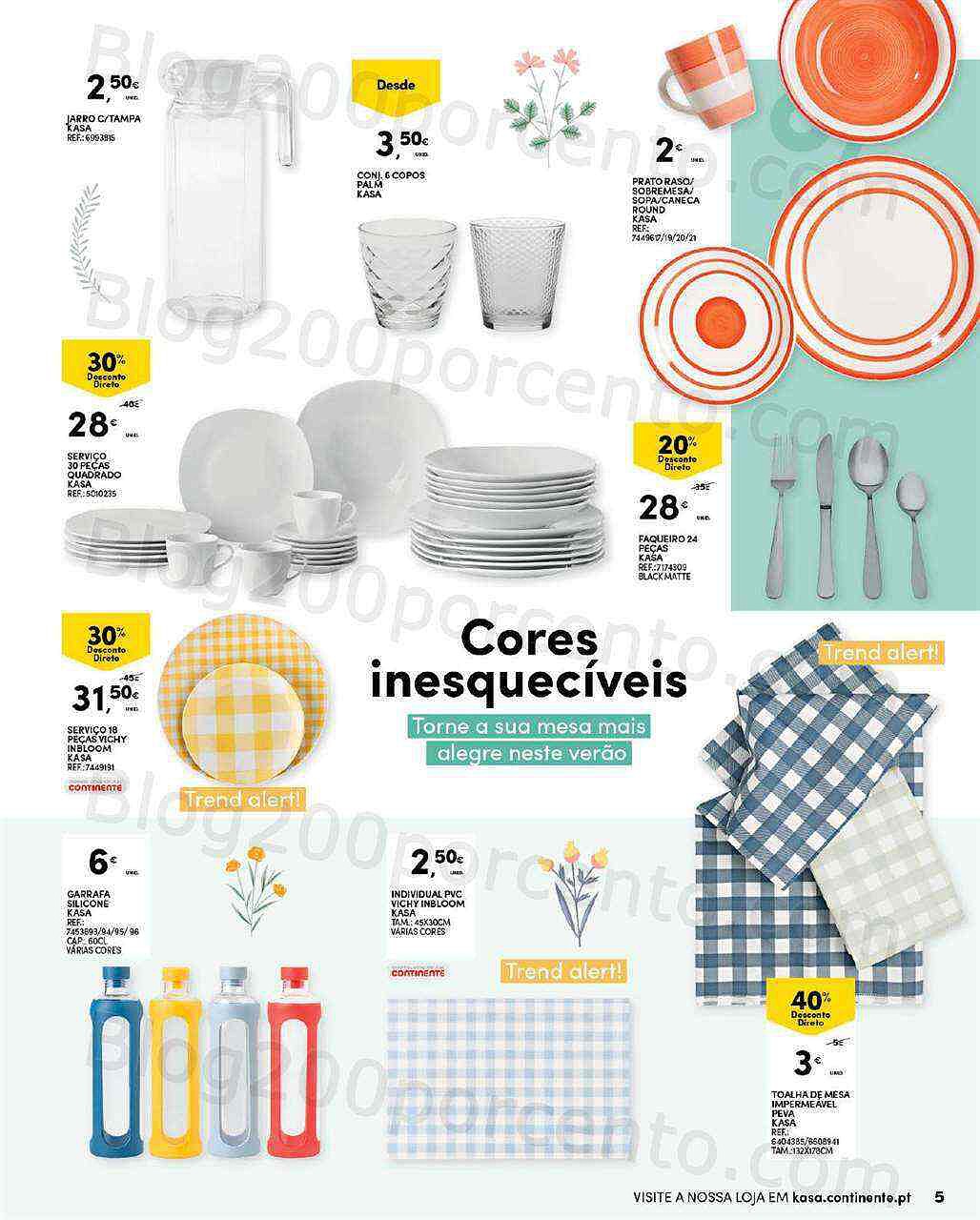 Antevisão Folheto CONTINENTE Casa Verão Promoções de 19 julho a 14 agosto