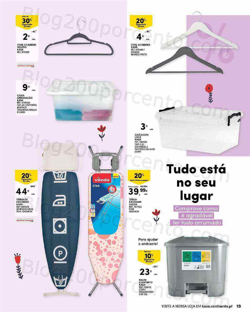 Antevisão Folheto CONTINENTE Casa Verão Promoções de 19 julho a 14 agosto