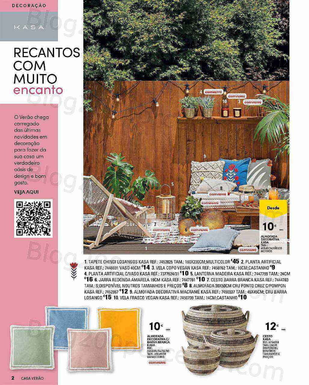 Antevisão Folheto CONTINENTE Casa Verão Promoções de 19 julho a 14 agosto