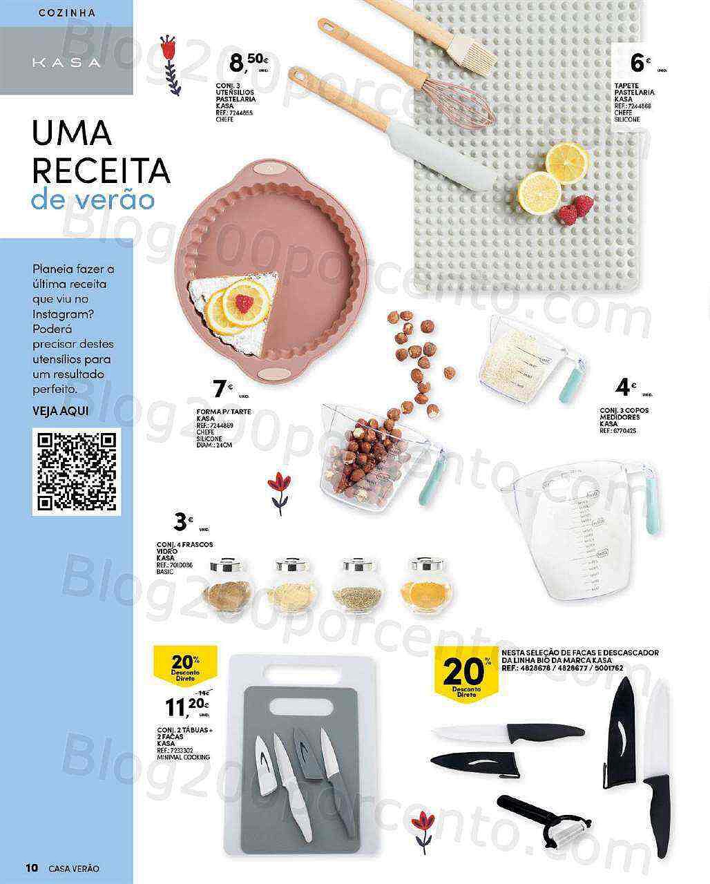 Antevisão Folheto CONTINENTE Casa Verão Promoções de 19 julho a 14 agosto