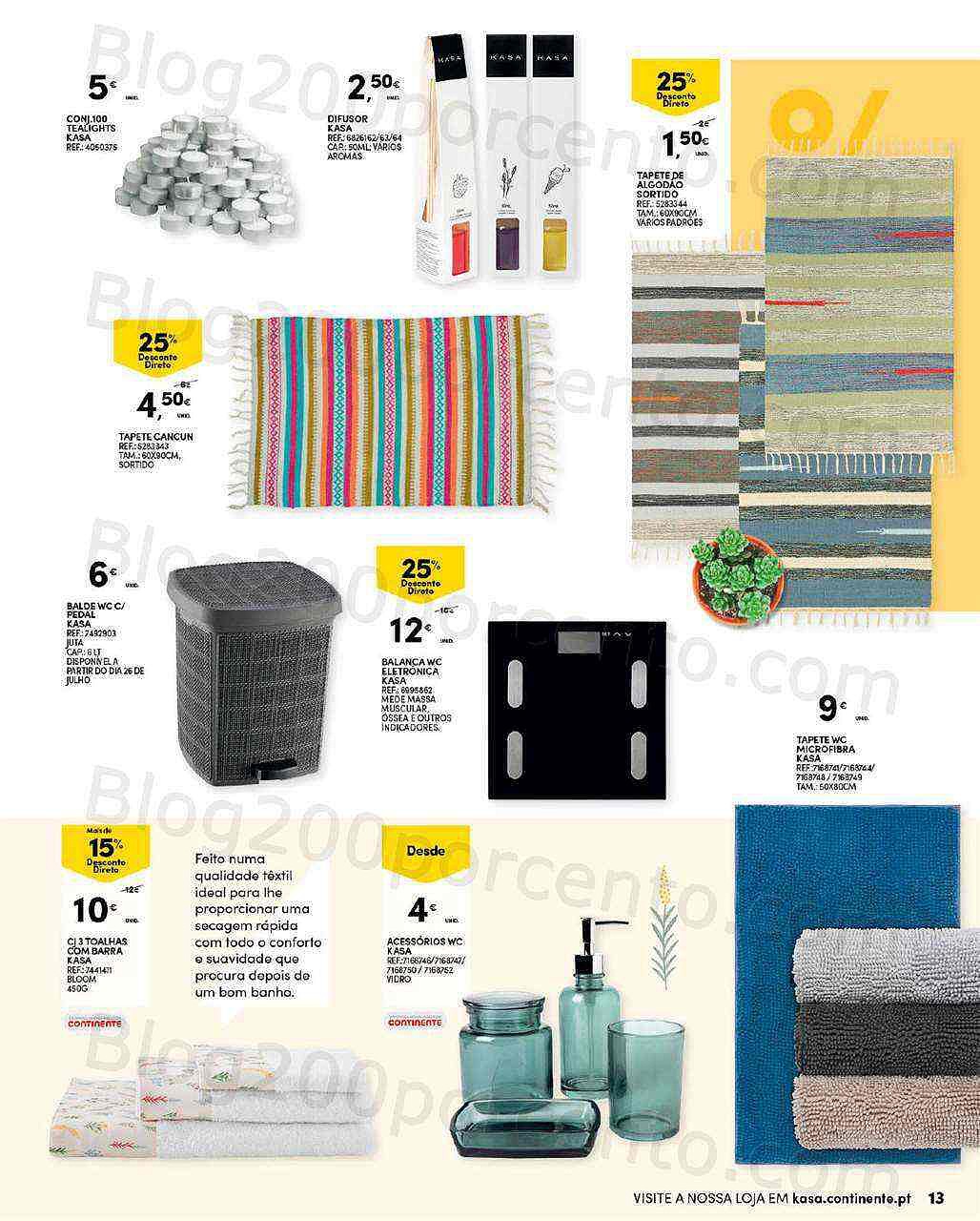 Antevisão Folheto CONTINENTE Casa Verão Promoções de 19 julho a 14 agosto