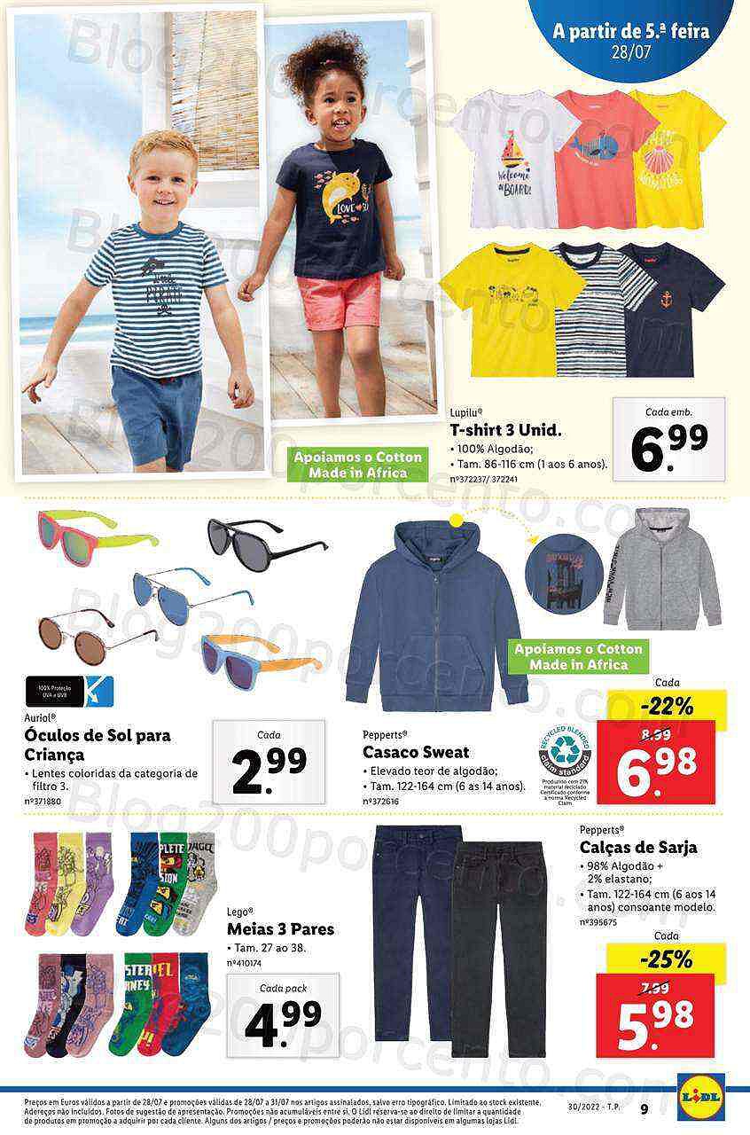 Antevisão Folheto LIDL Promoções de 25 a 31 julho digital