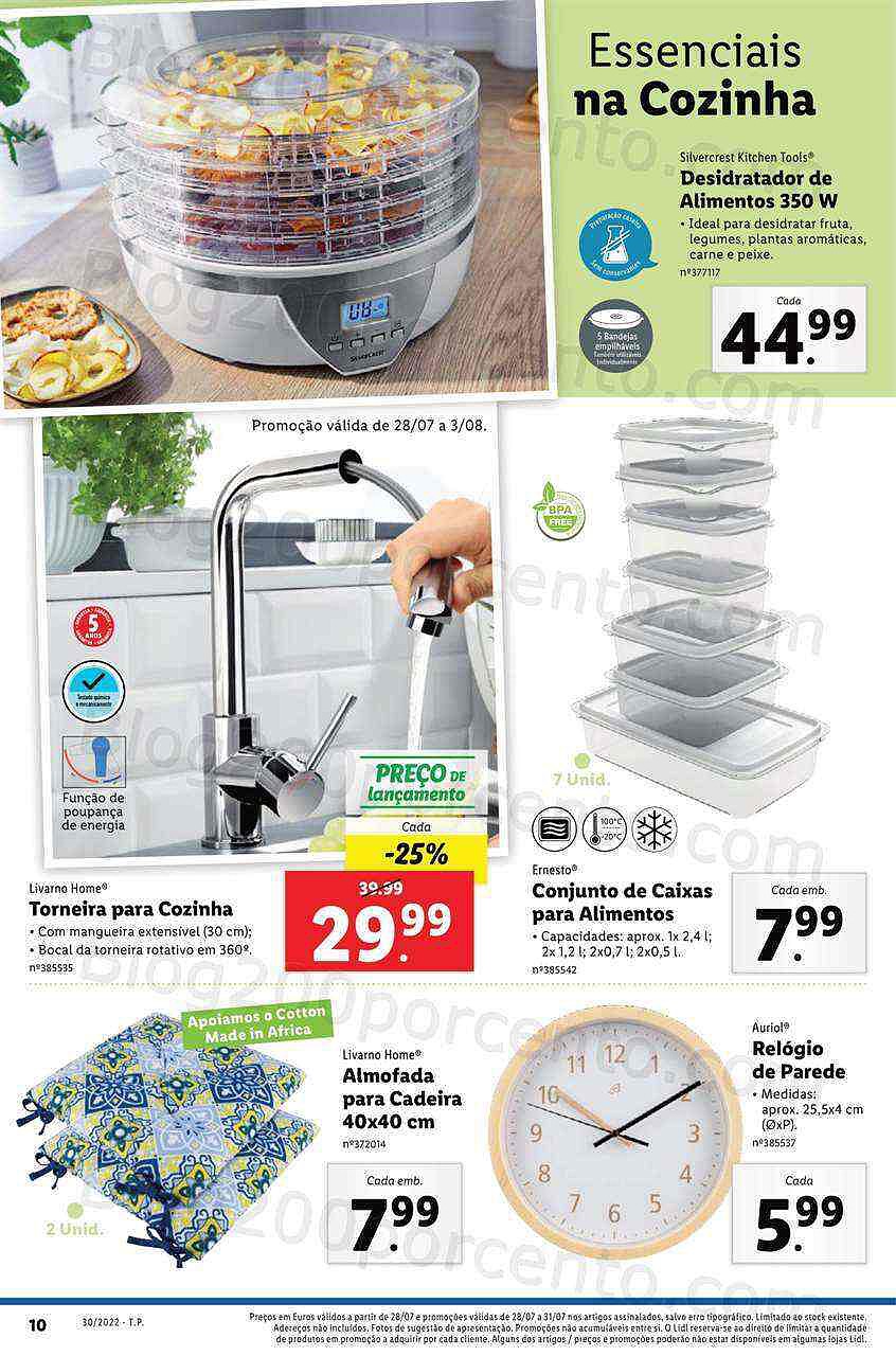 Antevisão Folheto LIDL Promoções de 25 a 31 julho digital