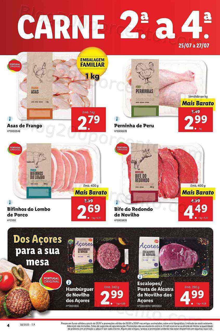 Antevisão Folheto LIDL Promoções de 25 a 31 julho digital