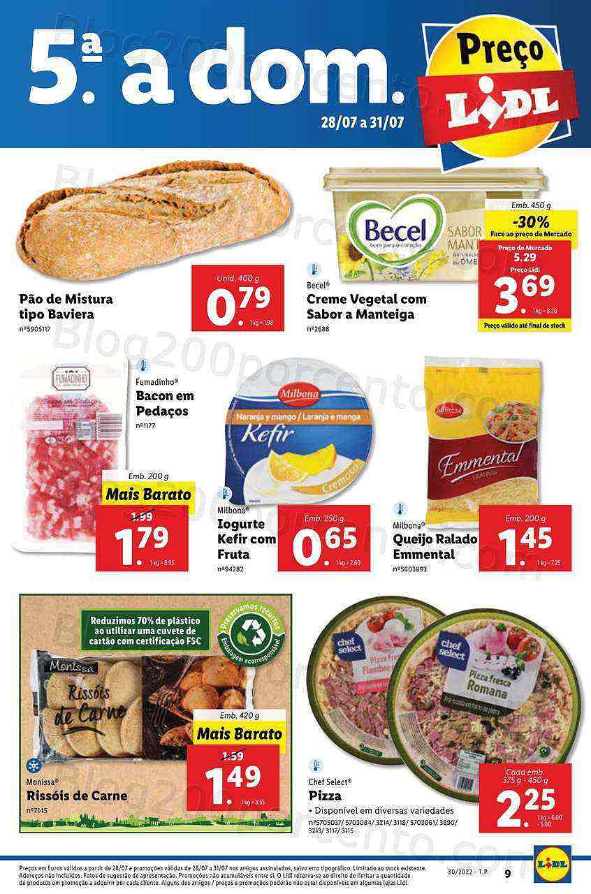 Antevisão Folheto LIDL Promoções de 25 a 31 julho digital