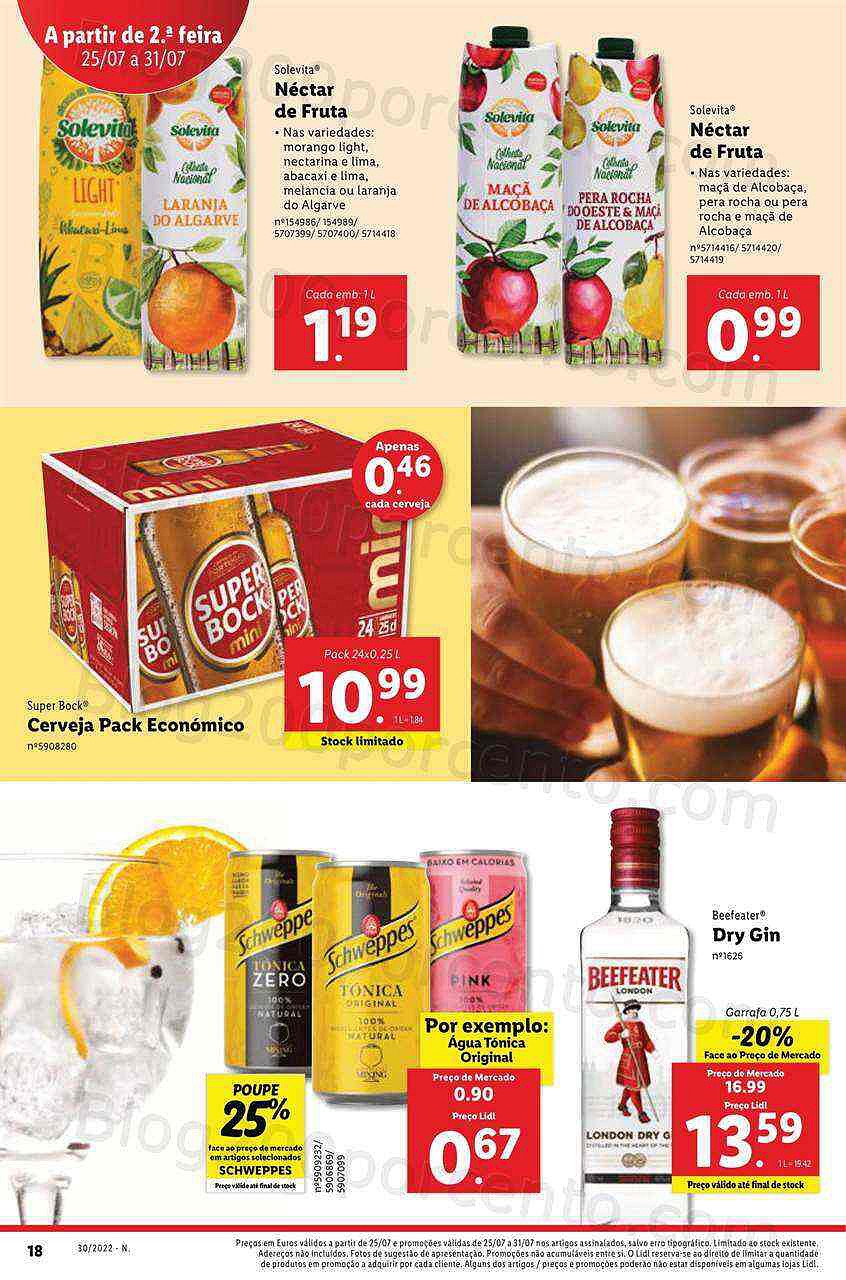 Antevisão Folheto LIDL Promoções de 25 a 31 julho digital