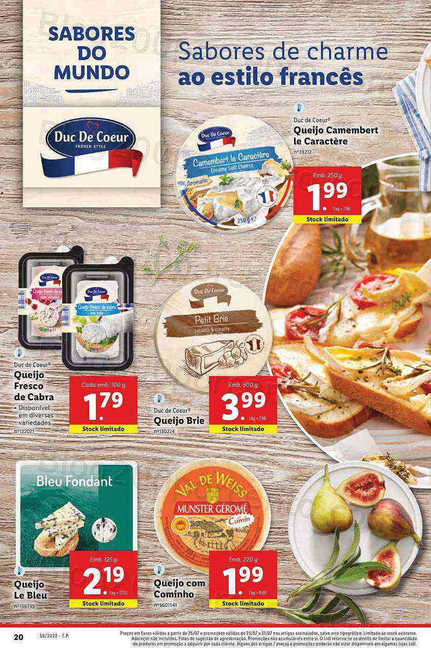 Antevisão Folheto LIDL Promoções de 25 a 31 julho digital