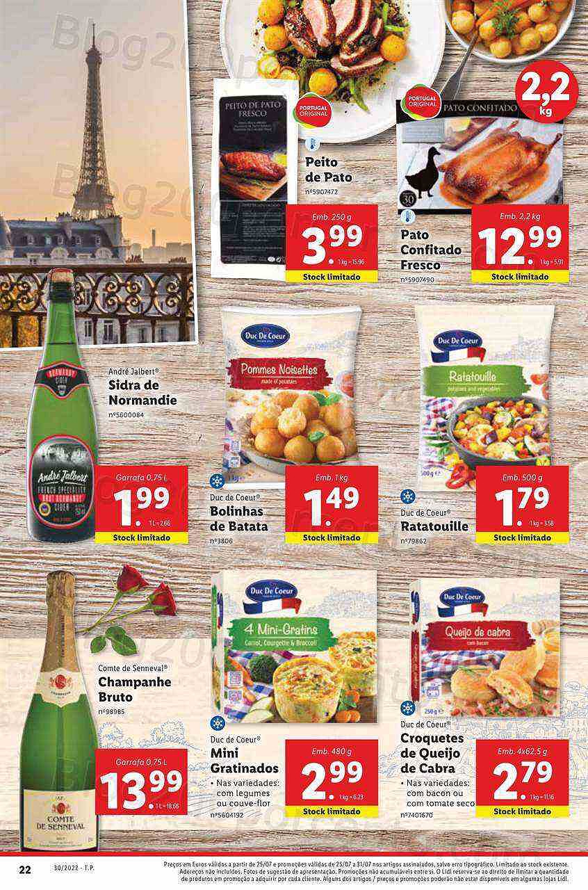 Antevisão Folheto LIDL Promoções de 25 a 31 julho digital