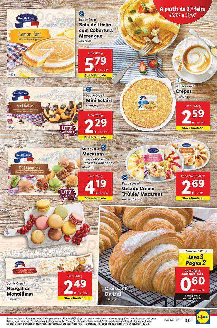 Antevisão Folheto LIDL Promoções de 25 a 31 julho digital