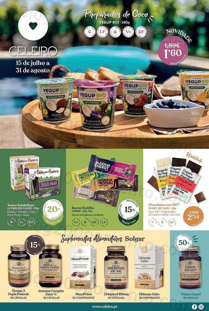 Antevisão Folheto CELEIRO Verão Promoções de 15 julho a 31 agosto
