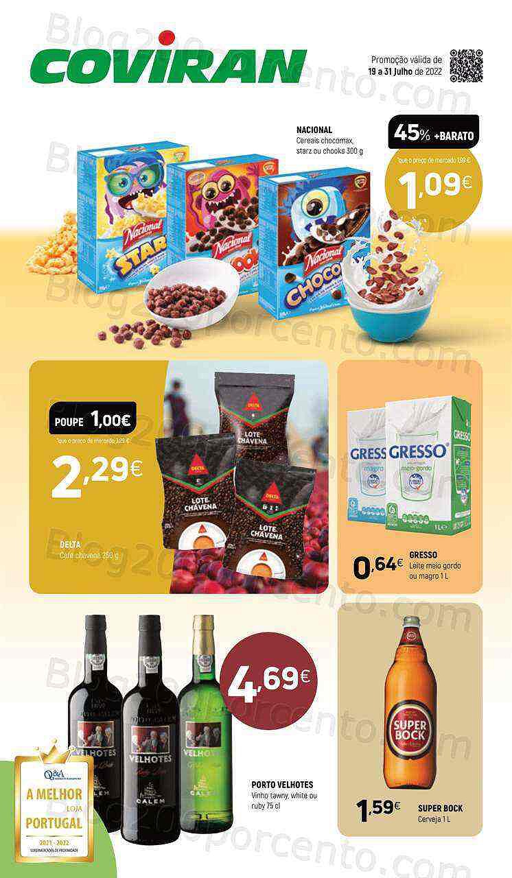 Antevisão Folheto COVIRAN 19 a 31 julho