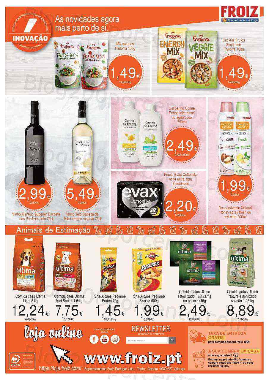 Antevisão Folheto FROIZ Promoções de 21 julho a 10 agosto