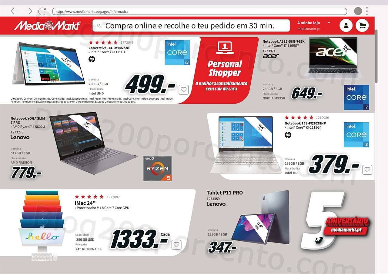 Antevisão Folheto MEDIAMARKT Promoções de 21 a 31 julho
