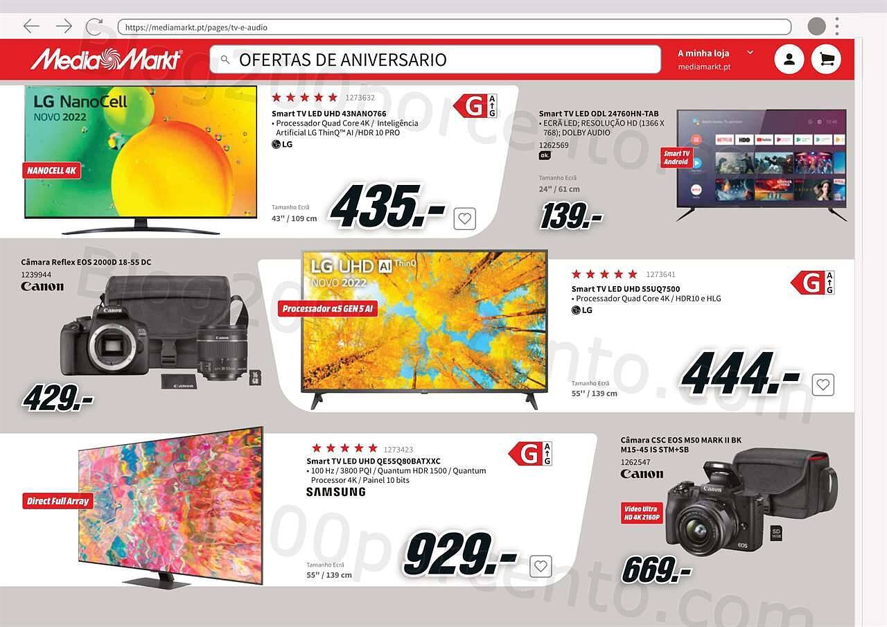 Antevisão Folheto MEDIAMARKT Promoções de 21 a 31 julho