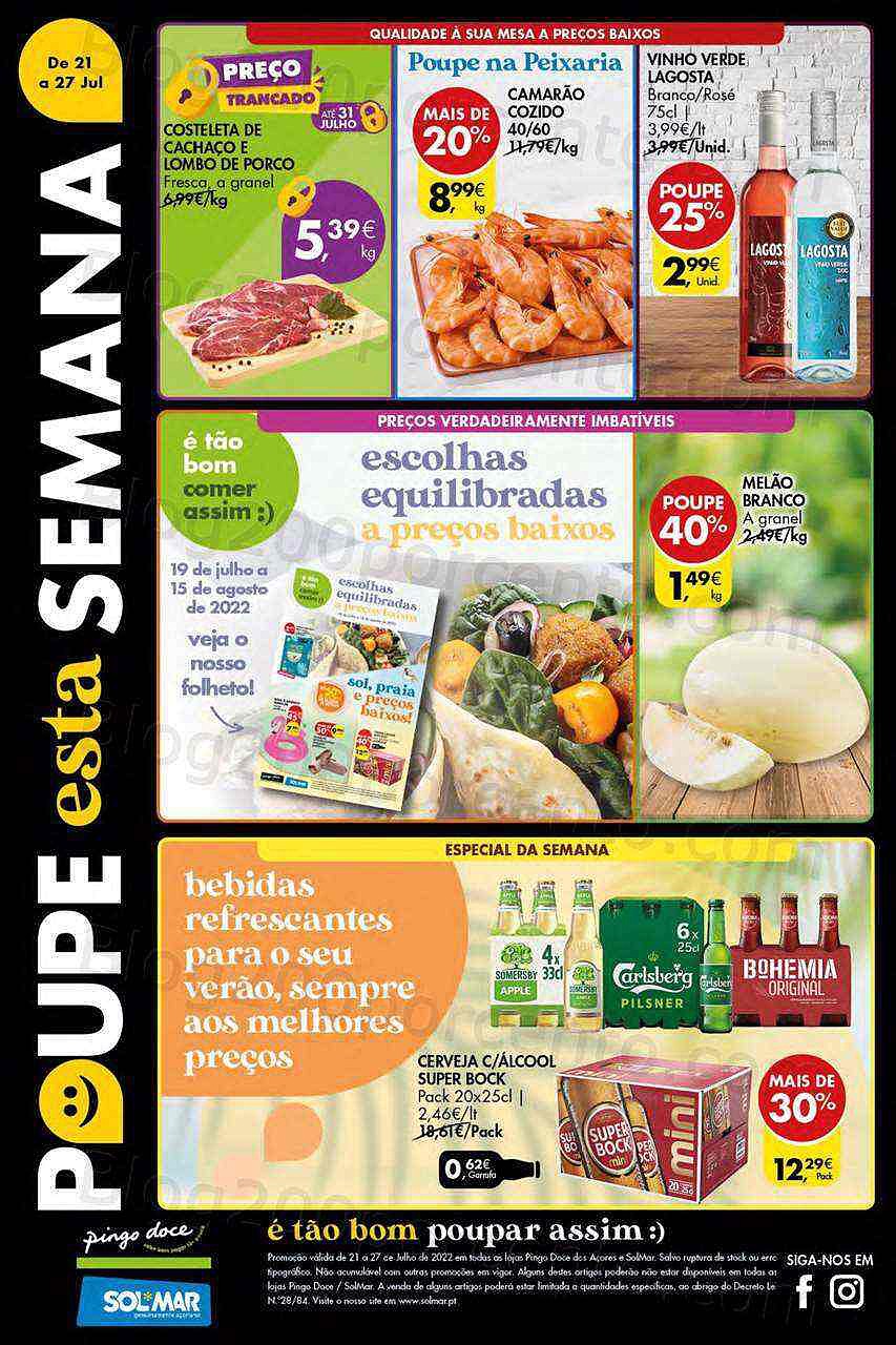 Antevisão Folheto PINGO DOCE Açores Promoções de 21 a 27 julho
