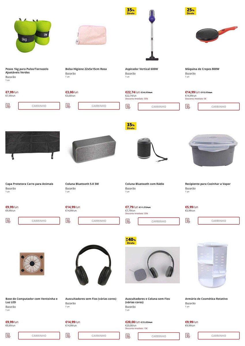 Antevisão Folheto CONTINENTE Bazarão Promoções de 26 julho a 1 agosto