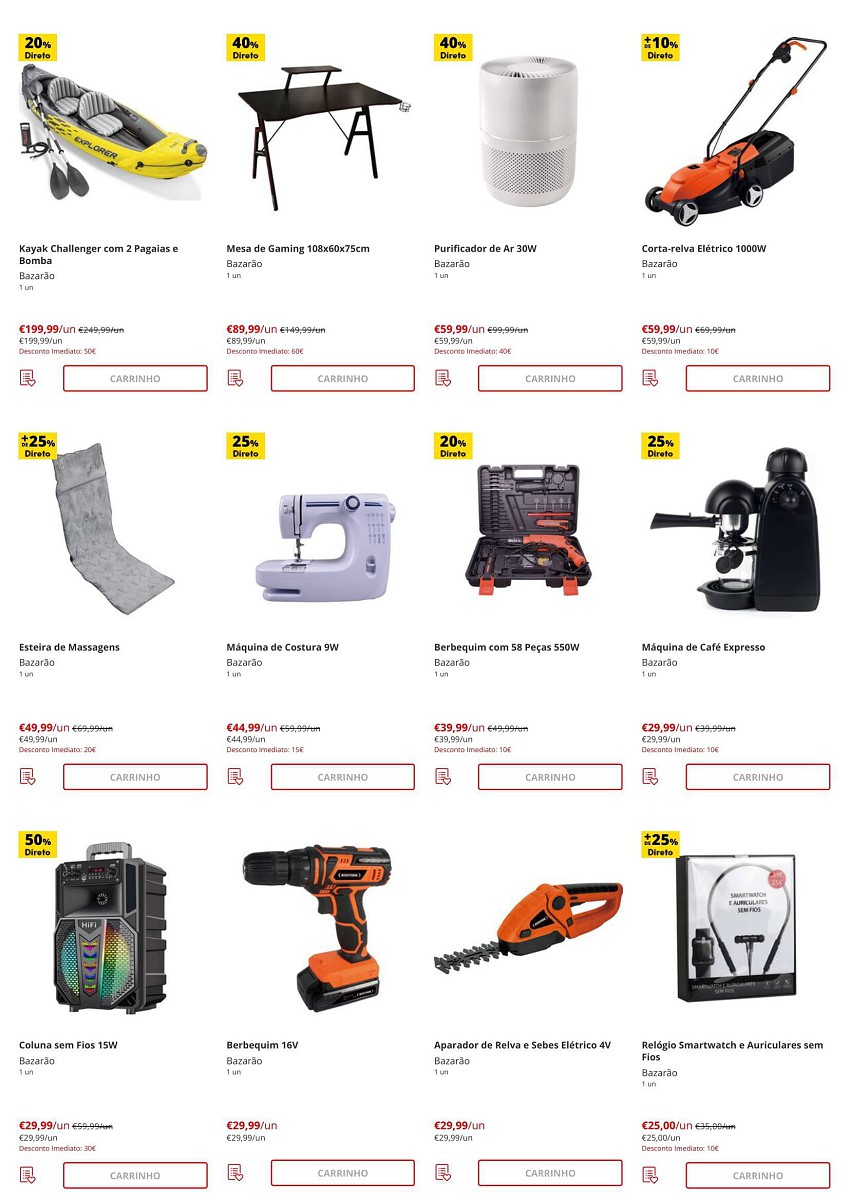 Antevisão Folheto CONTINENTE Bazarão Promoções de 2 agosto a 8 agosto