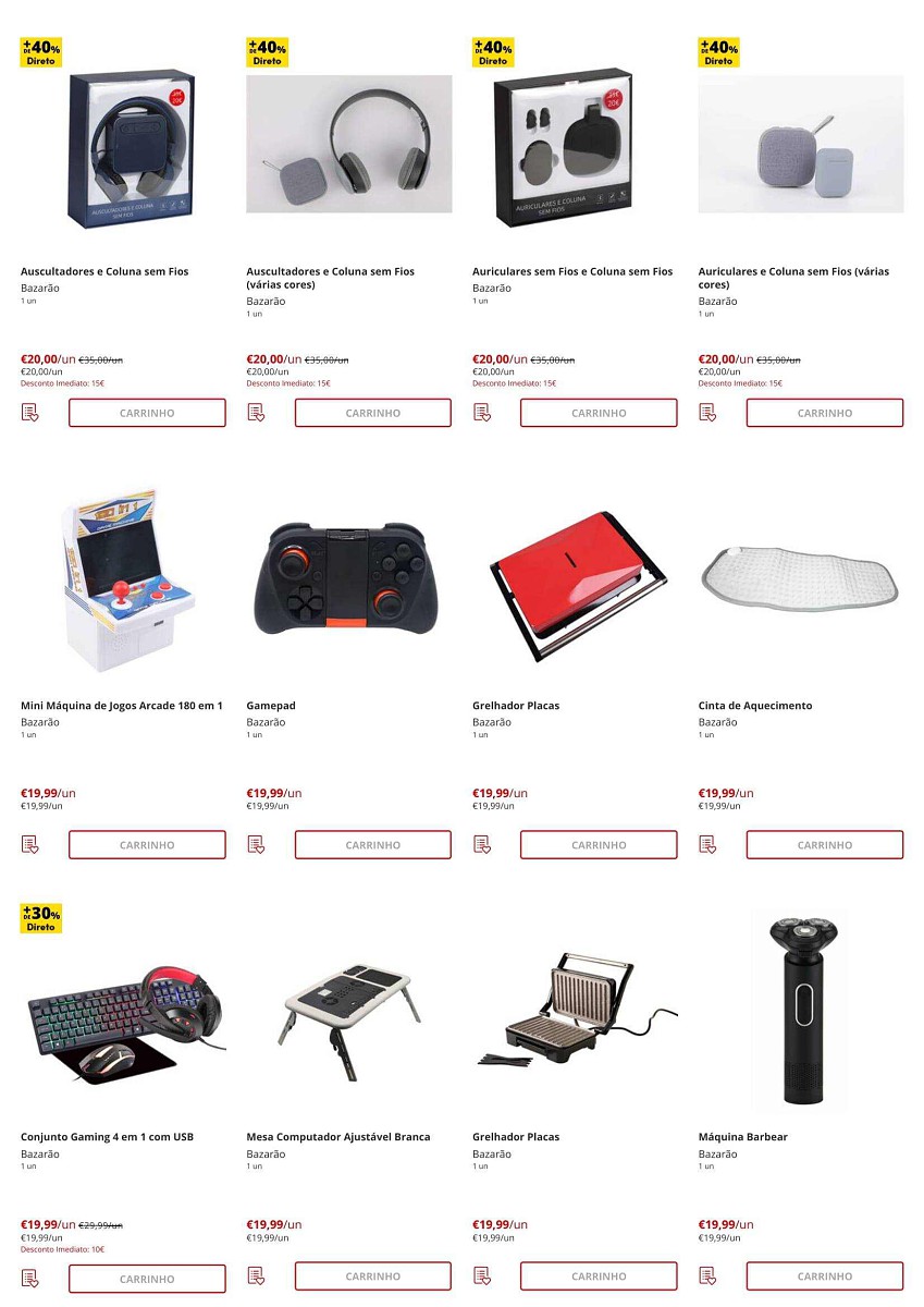 Antevisão Folheto CONTINENTE Bazarão Promoções de 2 agosto a 8 agosto