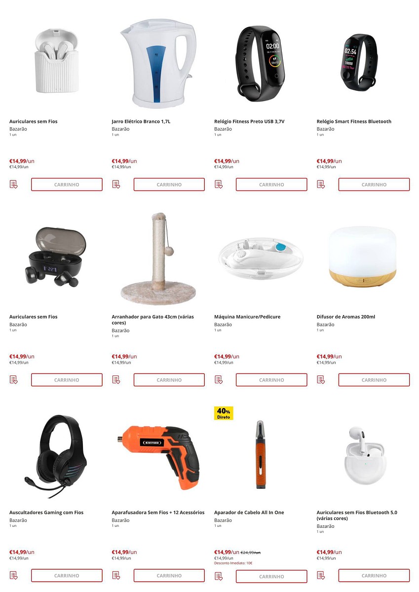 Antevisão Folheto CONTINENTE Bazarão Promoções de 2 agosto a 8 agosto