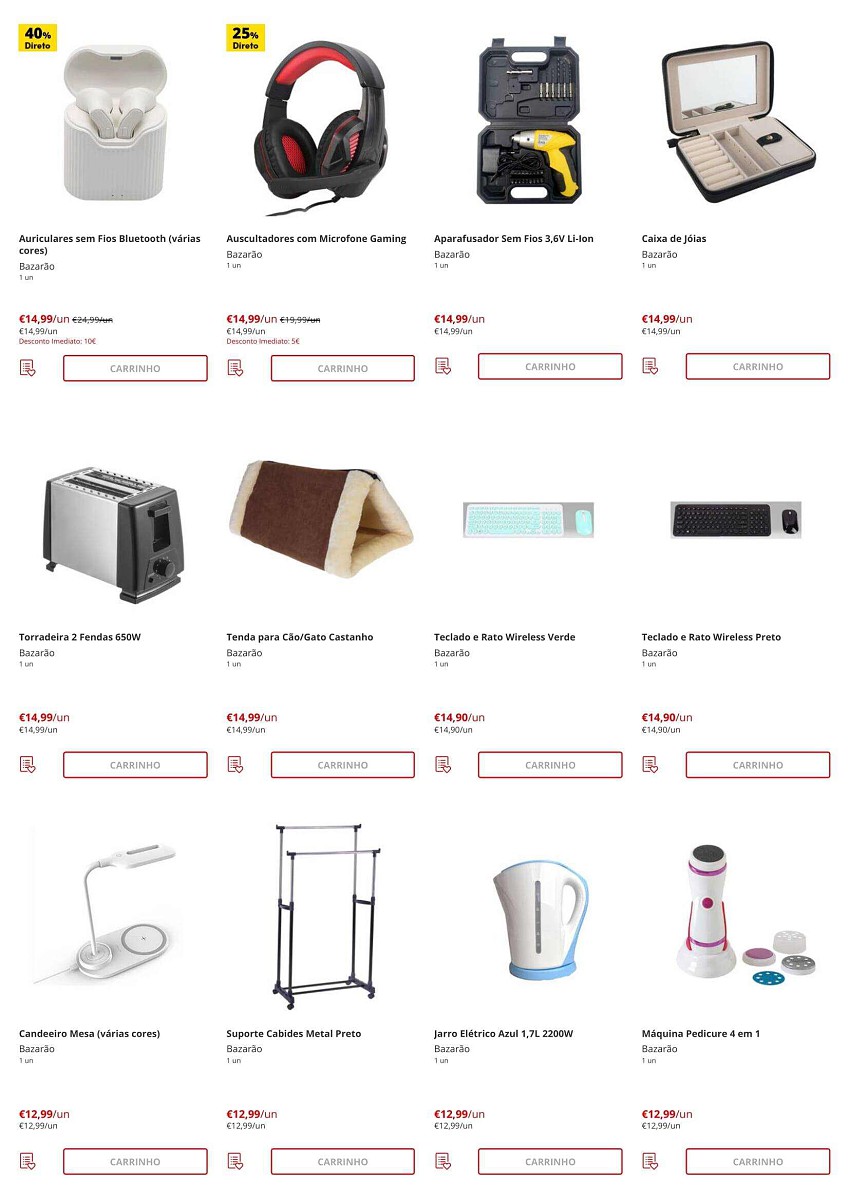 Antevisão Folheto CONTINENTE Bazarão Promoções de 2 agosto a 8 agosto