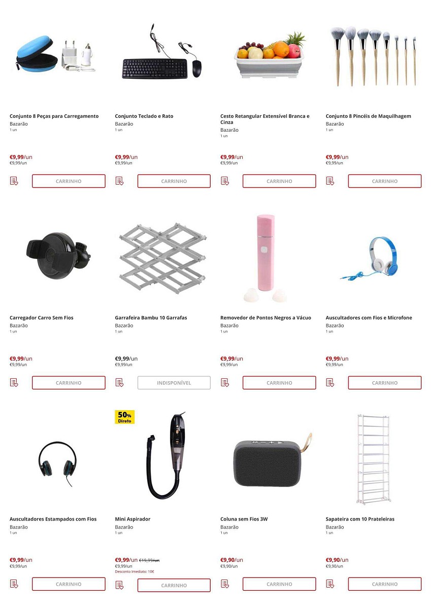 Antevisão Folheto CONTINENTE Bazarão Promoções de 2 agosto a 8 agosto