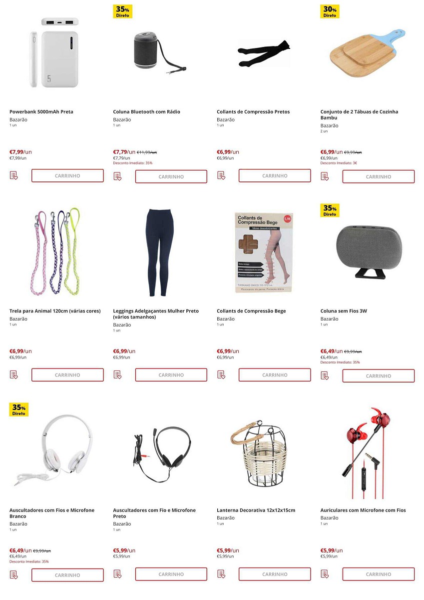 Antevisão Folheto CONTINENTE Bazarão Promoções de 2 agosto a 8 agosto