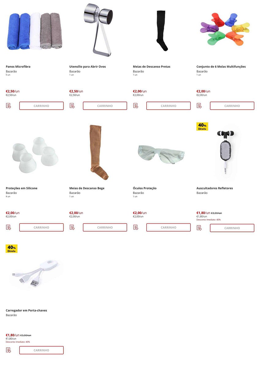 Antevisão Folheto CONTINENTE Bazarão Promoções de 2 agosto a 8 agosto