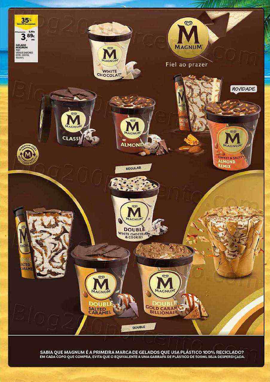Antevisão Folheto CONTINENTE Especial Feira de Gelados Promoções de 2 agosto a 21 agosto
