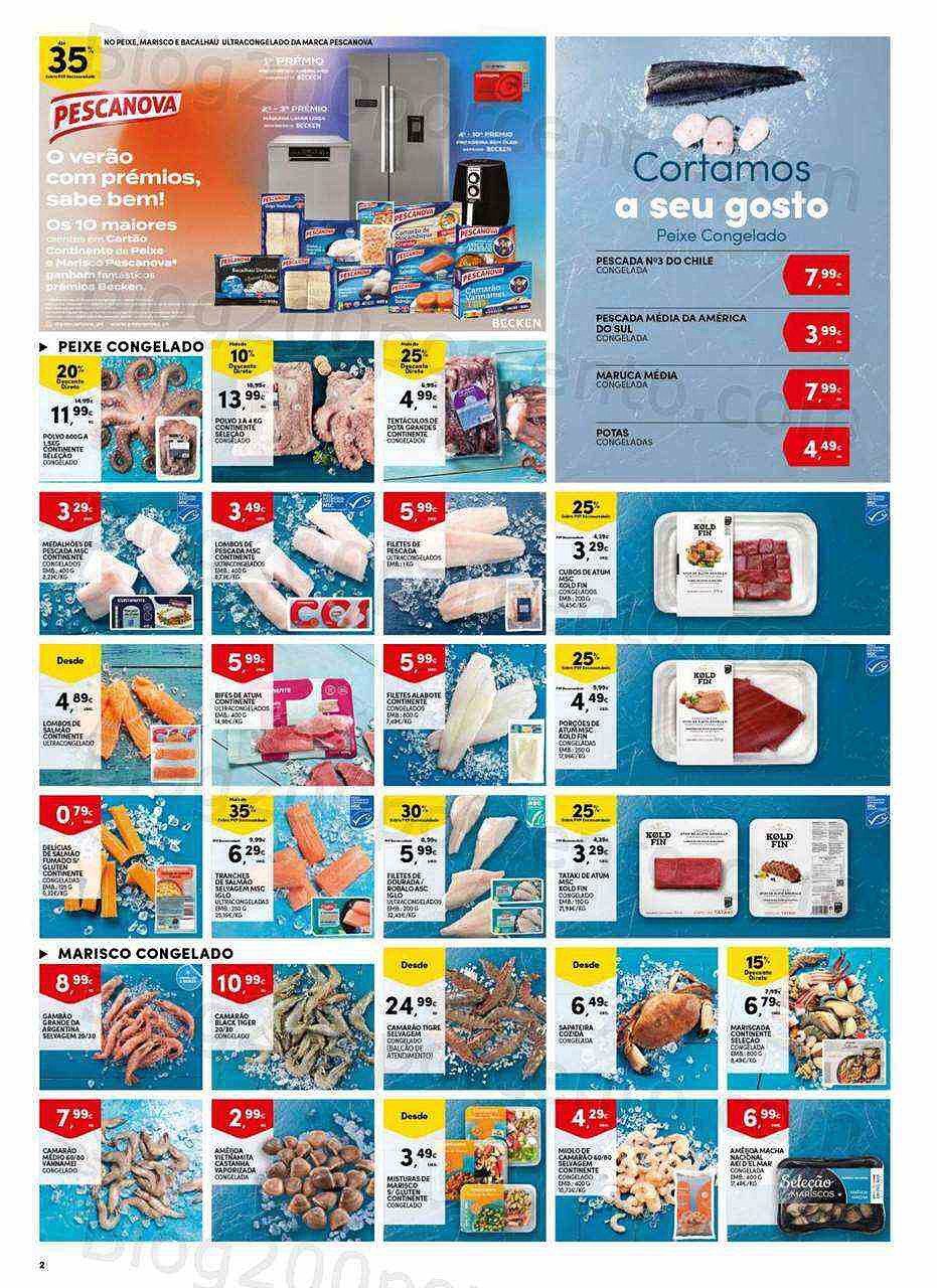 Antevisão Folheto CONTINENTE Modelo - Hiper Promoções de 2 a 8 agosto