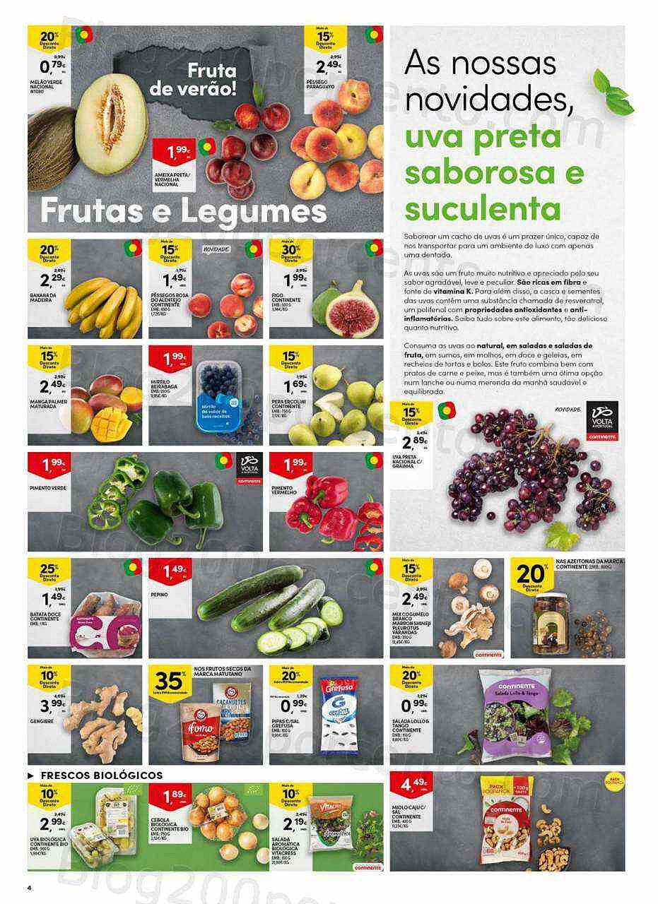 Antevisão Folheto CONTINENTE Modelo - Hiper Promoções de 2 a 8 agosto