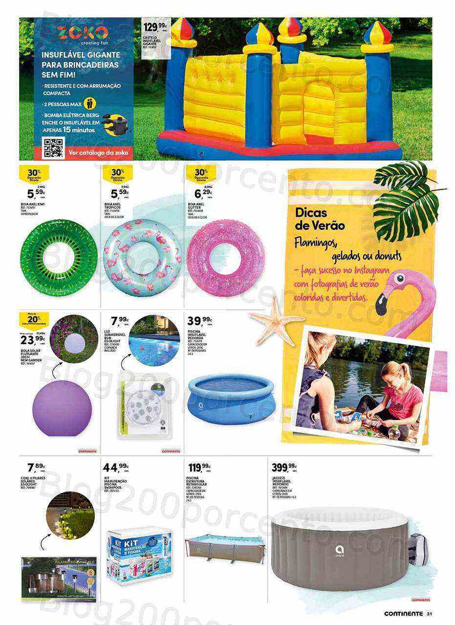Antevisão Folheto CONTINENTE Bazar Promoções de 2 a 8 agosto