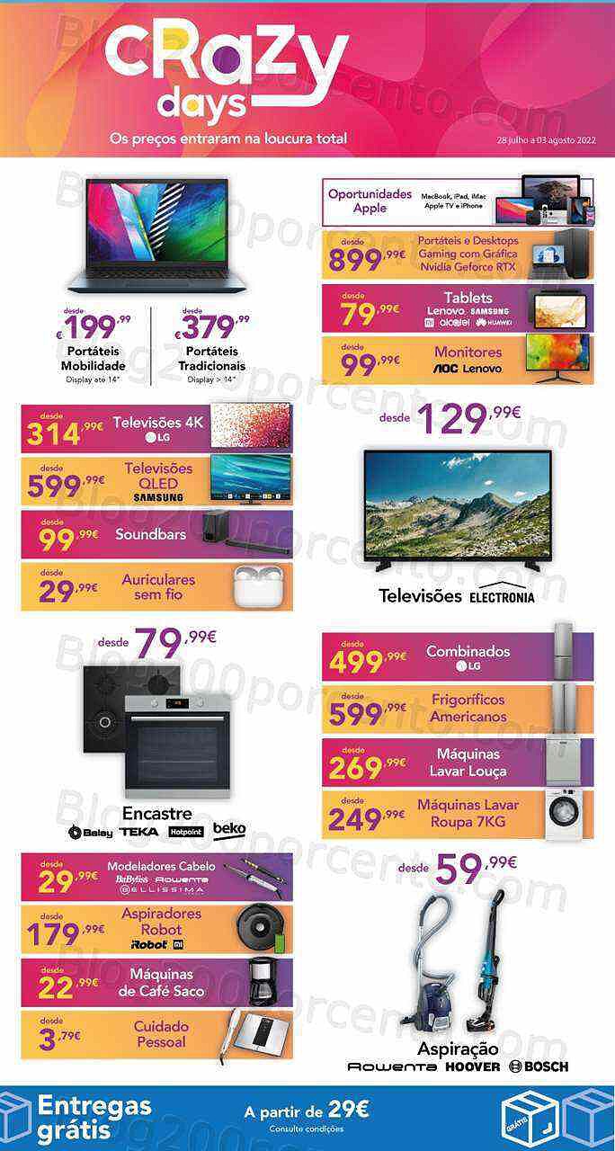 Antevisão Folheto RADIO POPULAR Promoções Fim de Semana - 28 julho a 3 agosto