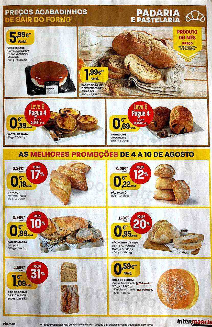 Antevisão Folheto INTERMARCHÉ Promoções de 4 agosto a 10 agosto