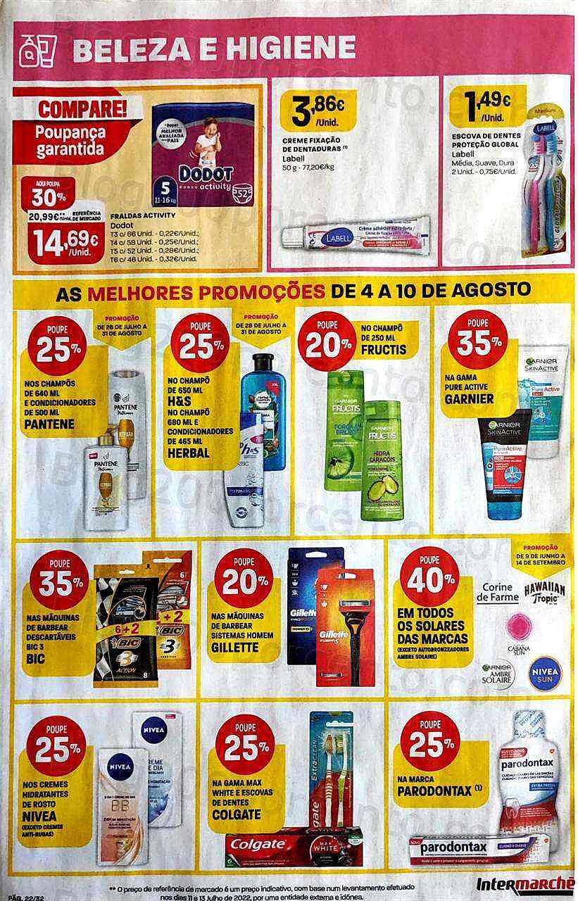 Antevisão Folheto INTERMARCHÉ Promoções de 4 agosto a 10 agosto