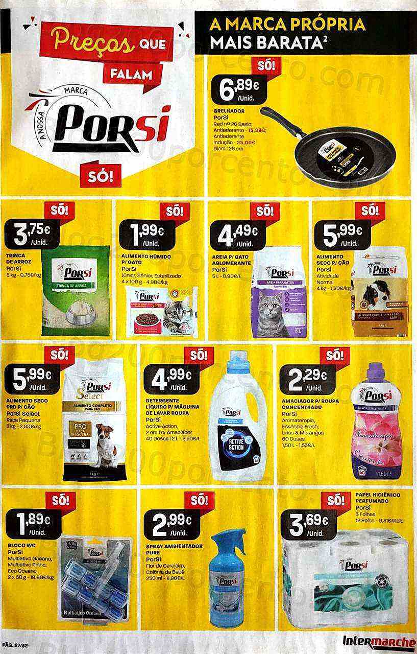 Antevisão Folheto INTERMARCHÉ Especial Porsi Promoções de 4 agosto a 10 agosto